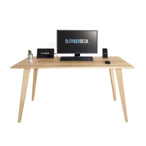 SyberDesk Soild Oak