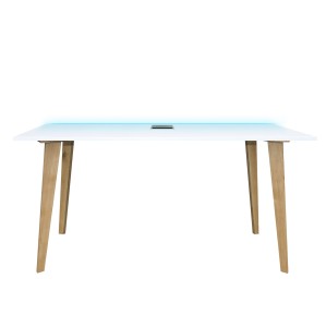 Gaming Desk  SK LED WHITE