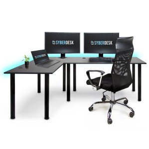 Corner Gaming desk CORNER PRO LED SyberDesk 185